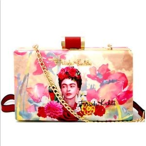 Authentic Frida Kahlo, Clutch w/ Strap